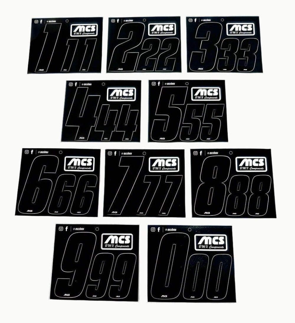 MCS Number Decals