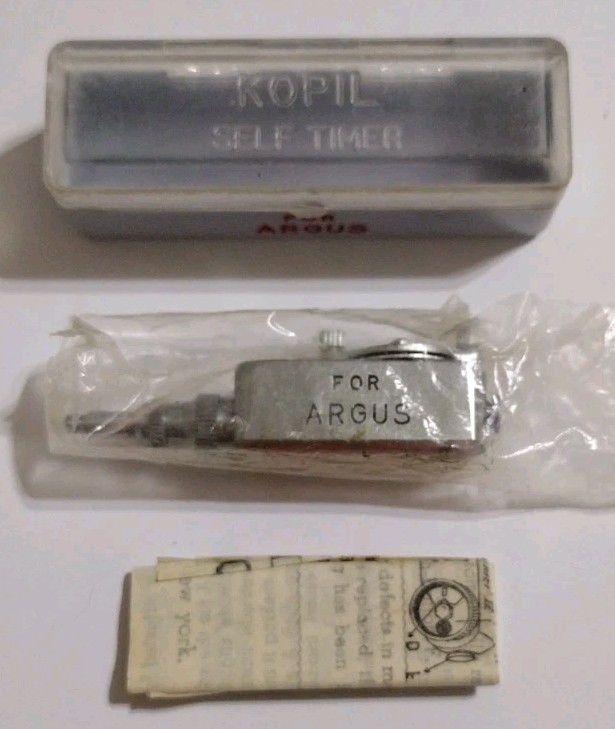 Vintage Kopil Self Timer For Argus Camera with Case NEW