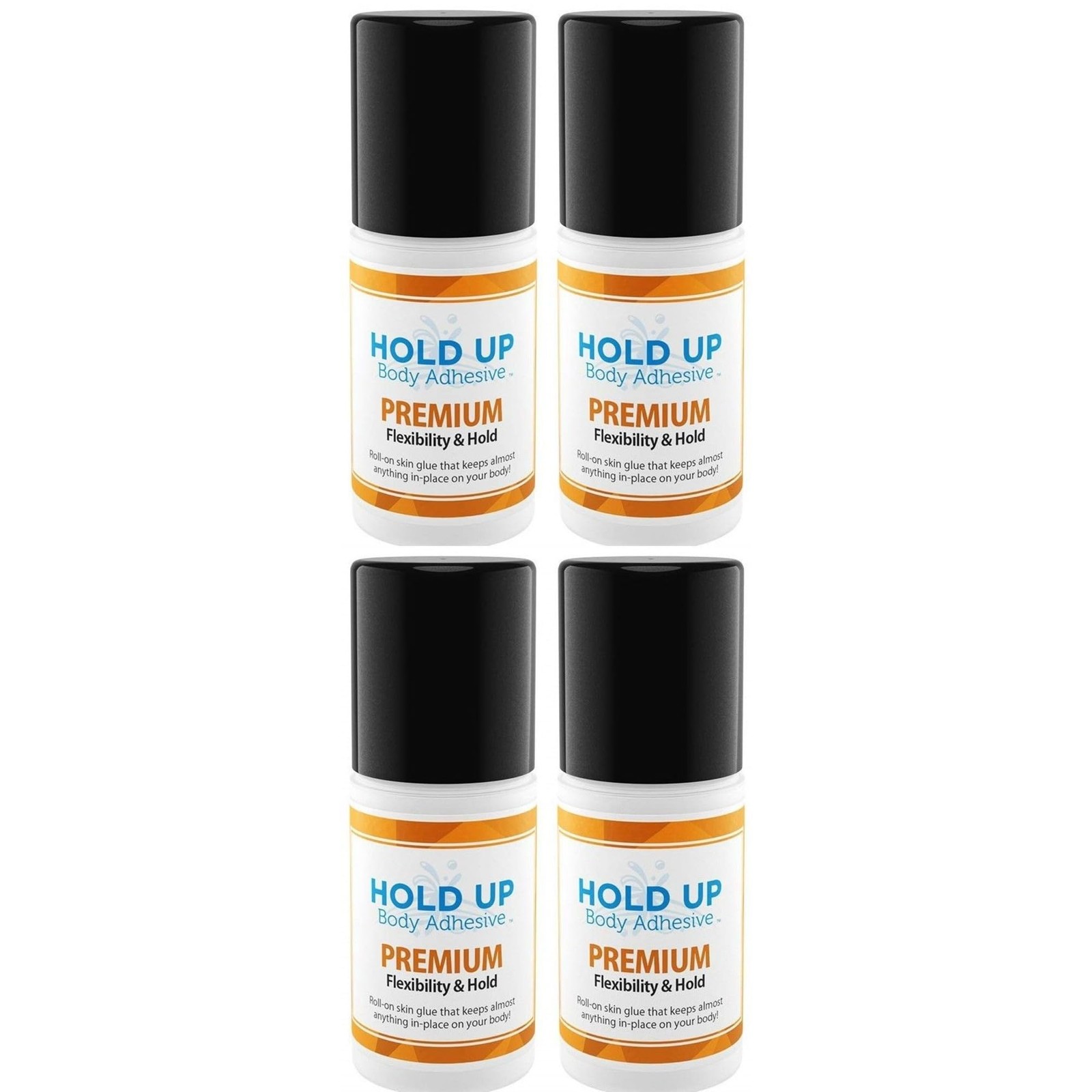 Hold Up Body Adhesive Premium Roll-On Glue for Compression Socks, Costumes, Ling