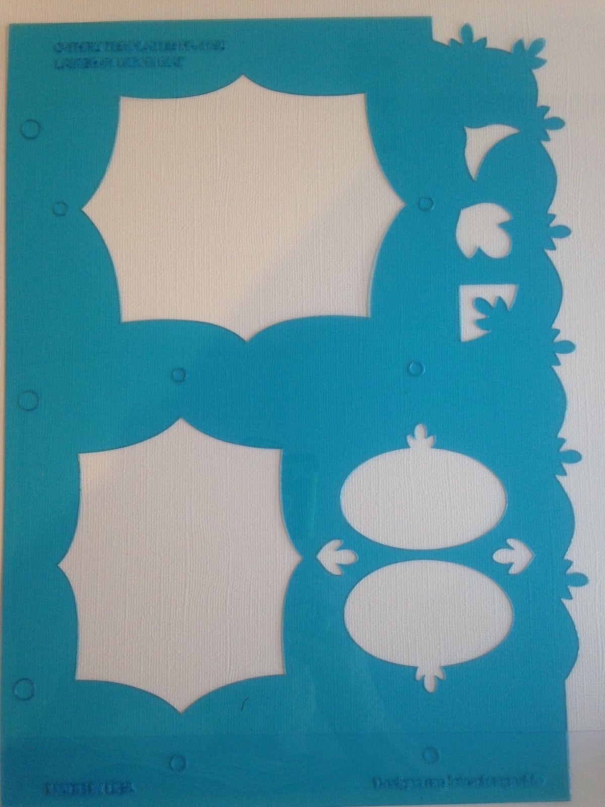 C-Thru Mix 'n Mat Templates - Lavish #1 - PA-1190 - NEW
