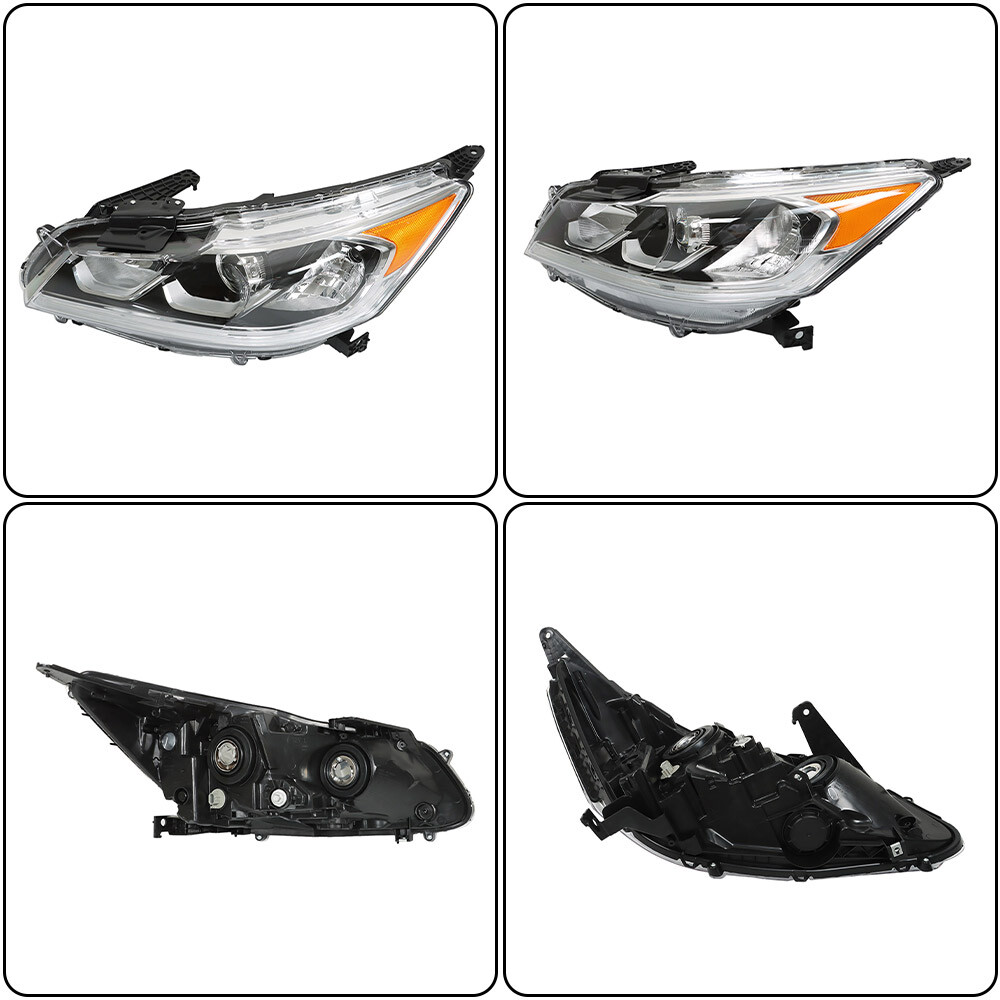 For 2016-2017 Honda Accord Headlamps Left/Driver Side Halogen Headlight Assembly