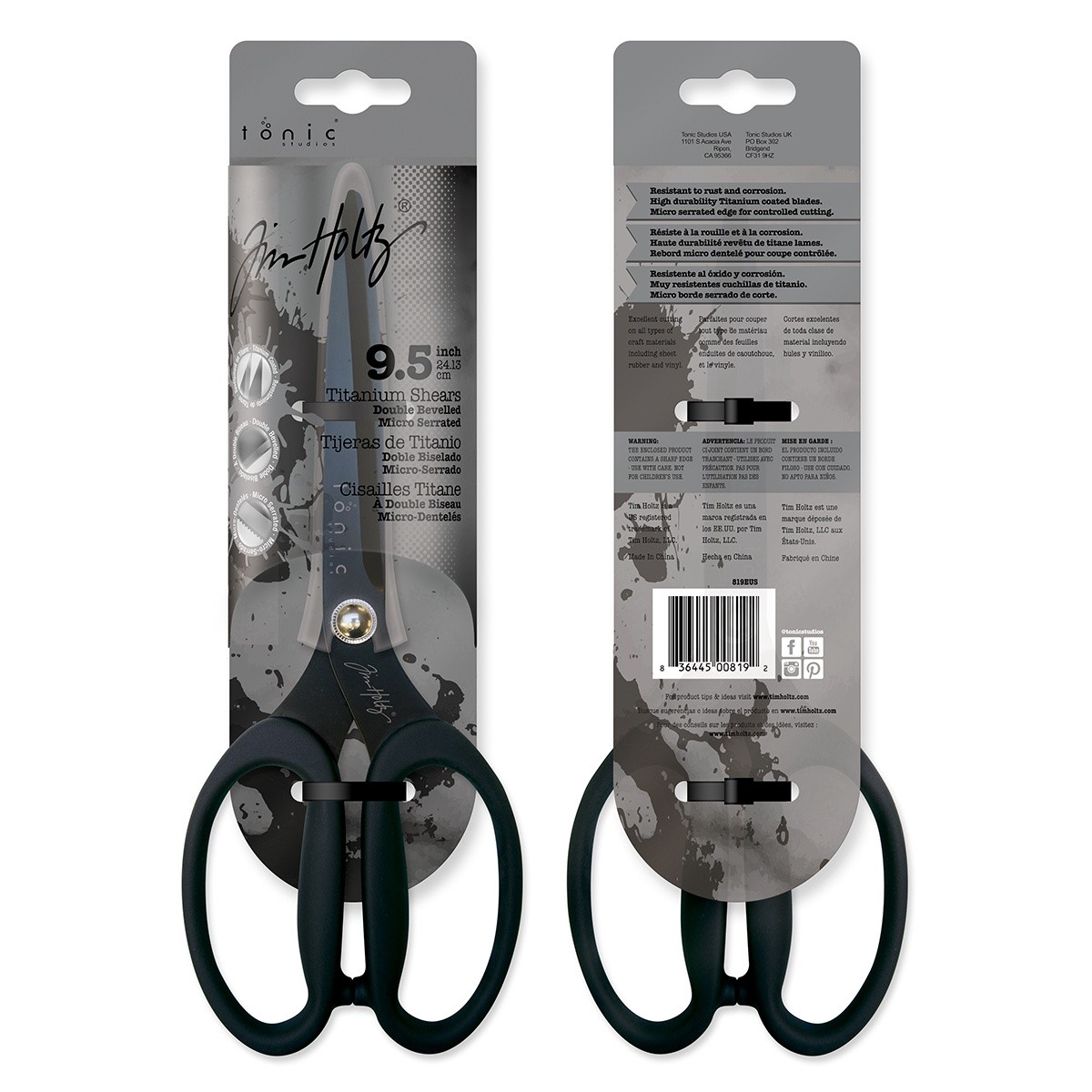 Tim Holtz Titanium Shears-9.5" - 819