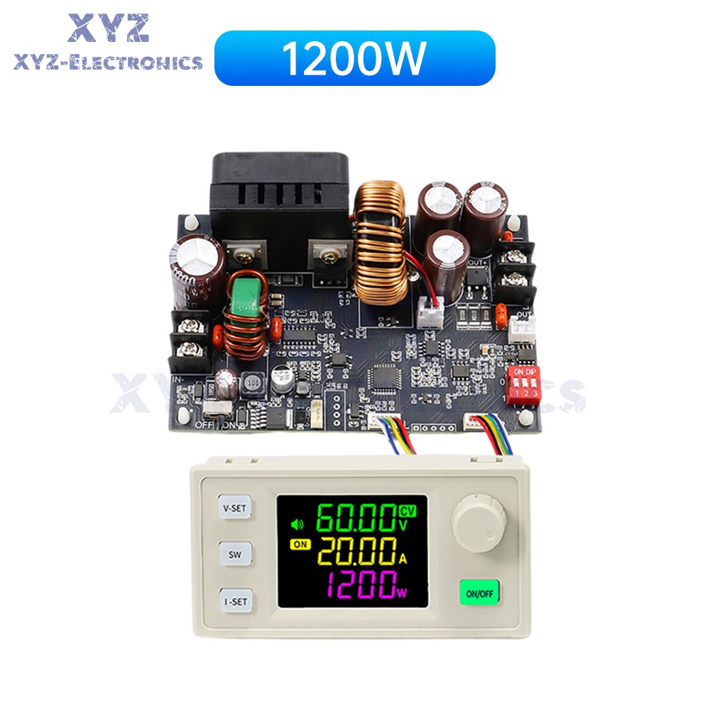 XY6020 CNC Adjustable Voltage Regulator DC Buck Power Supply Module 20A/1200W