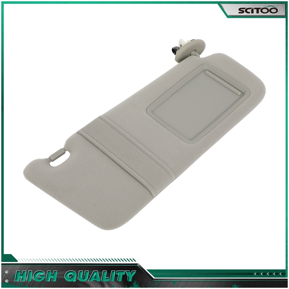 Right Passenger Side Sun Visor for 2009-2011 Toyota Camry With Sunroof Gray
