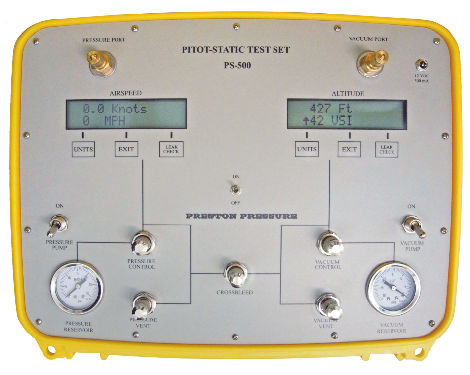 PS-500 Pitot Static Tester