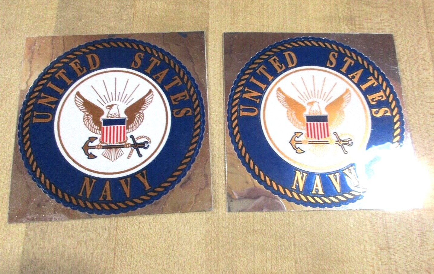 2 United States Navy Decals  unused