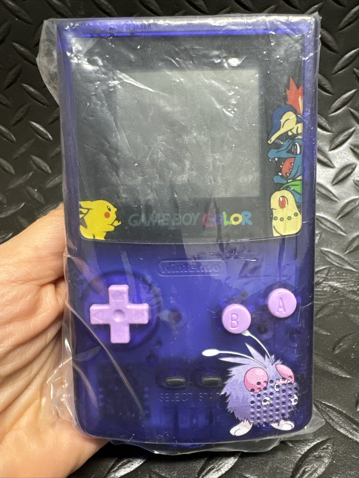 Nintendo Game Boy Color CGB-001 Pokémon Rechargeable RARE