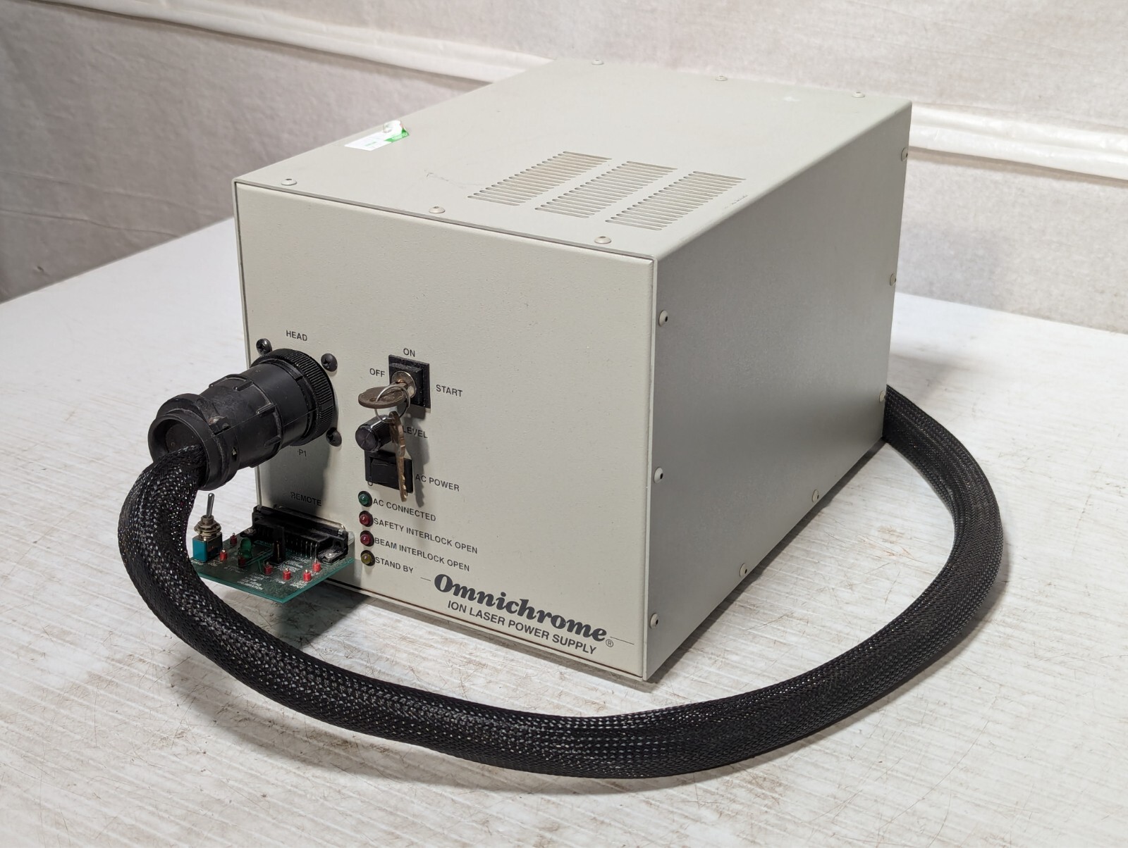 Melles Griot Omnichrome 171B-220G Ion Laser Power Supply Head 543 220V 11.0A