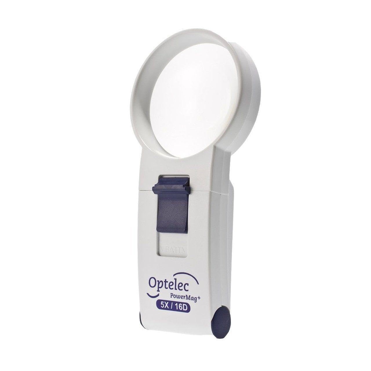 Optelec 5X/16D Powermag Bright White Led Hand-Held Magnifier