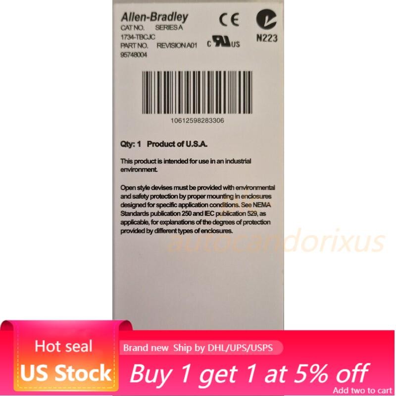 ALLEN BRADLEY 1734-TBCJC BRAND NEW IN BOX US Free Tax