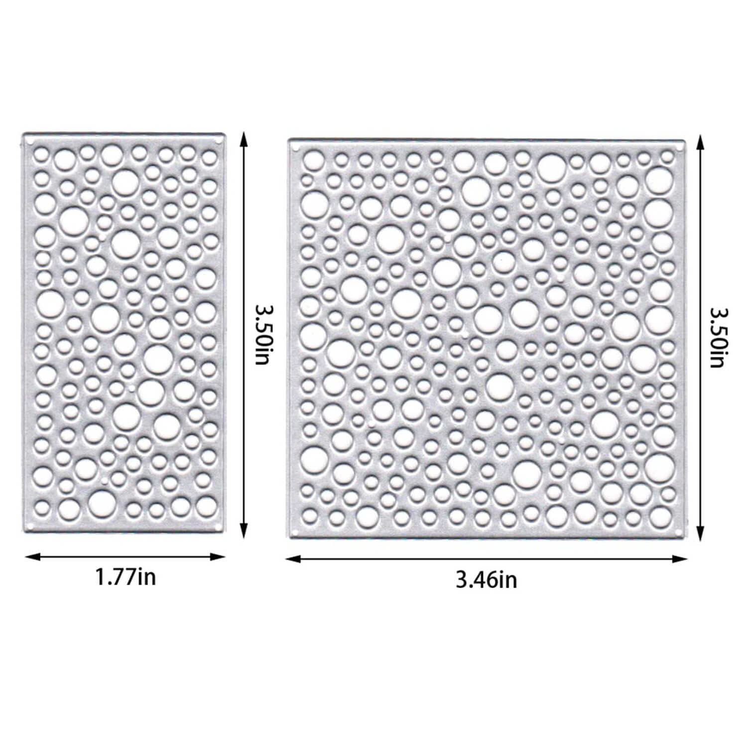 ALIBBON Bubble Circle Background Die Cuts for Card Making, Dots Frame Cutting...