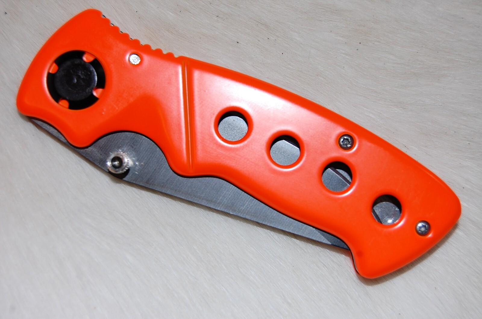 Rite Edge EDC Linerlock Knife - Orange Handles - NEW