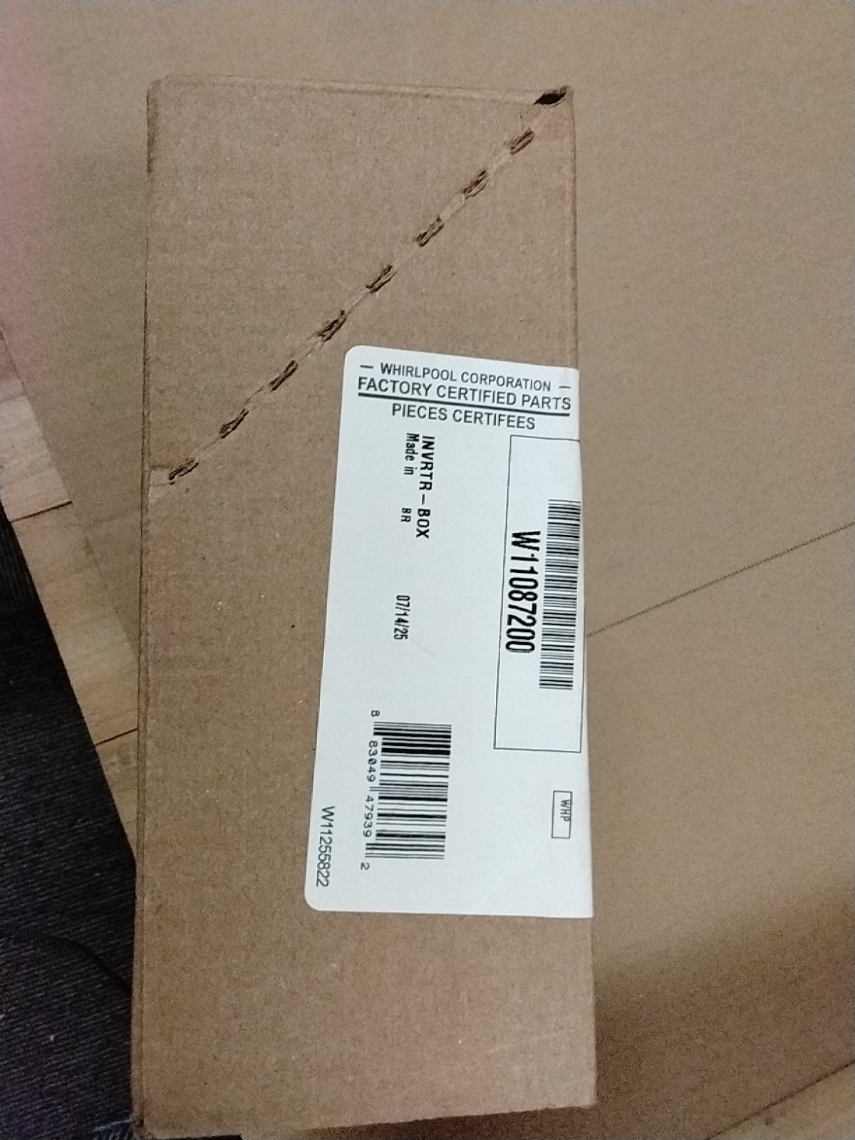 OEM Whirlpool W11087200 refrigerator inverter control board
