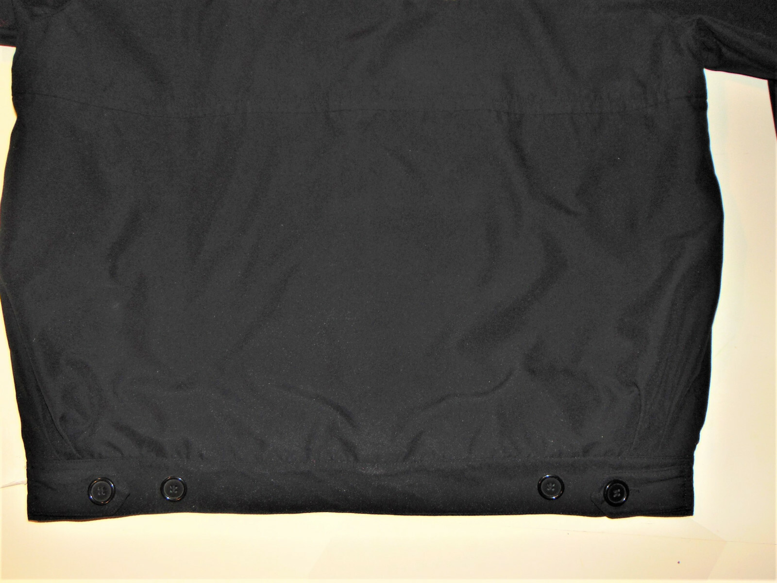 MEN'S 'GOLD COAST' LAS VEGAS CASINO BLACK LIGHTWEIGHT BLACK JACKET! ZIPPER! L