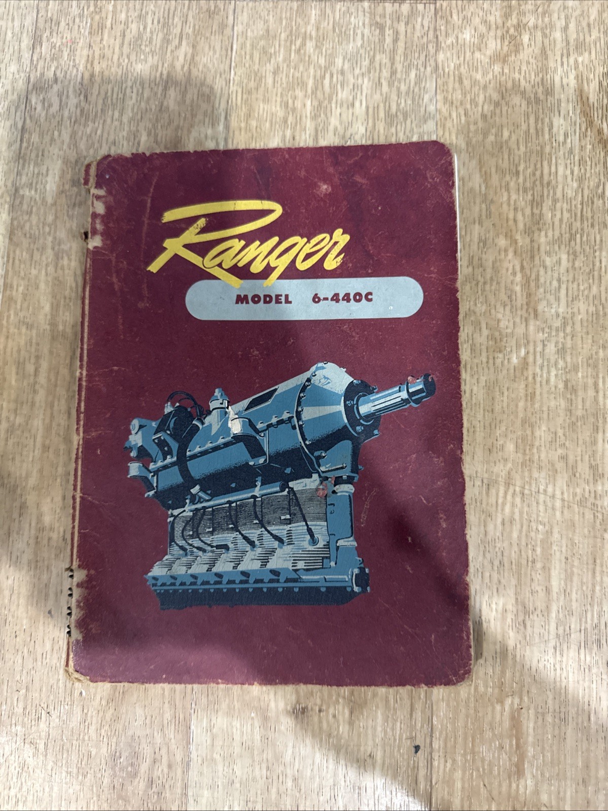 Ranger Aircraft Fairchild Engines Model 6-440C 1943 Original Manual L1