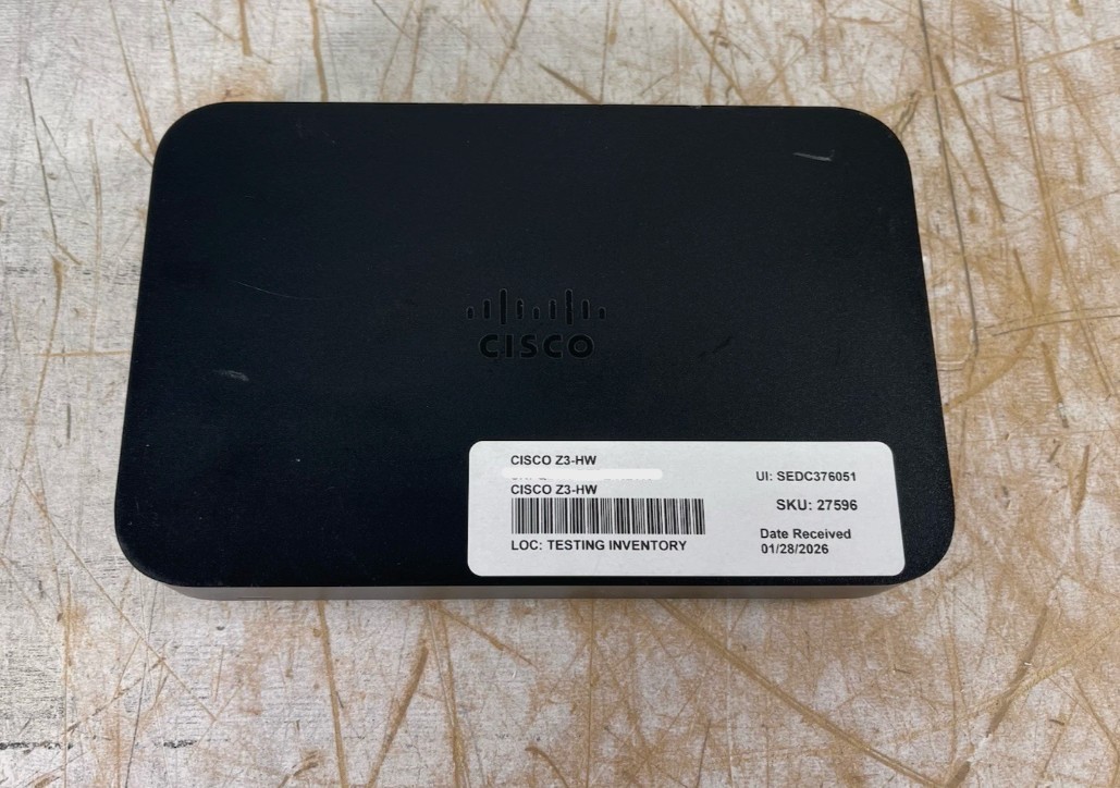 CISCO MERAKI Z3-HW CLOUD MANAGED TELEWORKER GATEWAY ROUTER - (UNCLAIMED)