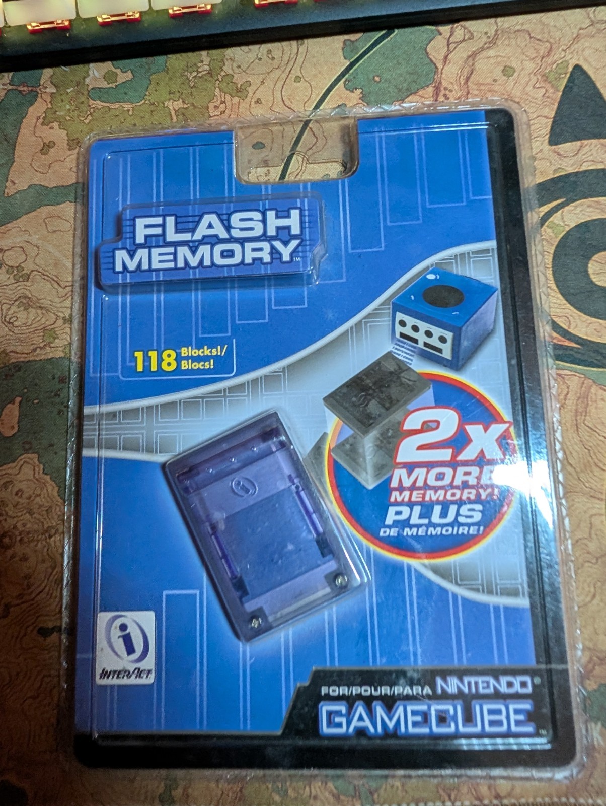 Nintendo GameCube Flash Memory Card 118-Block Interactive
