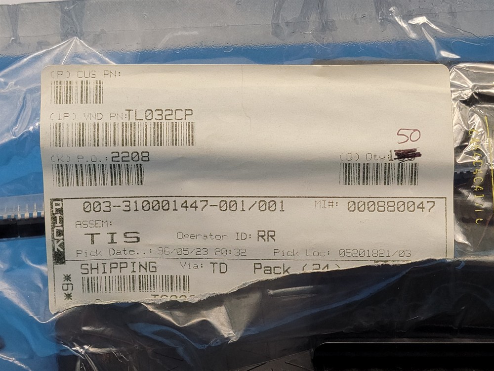 New (50pcs) TL032CP TEXAS INSTRUMENTS IC Linear