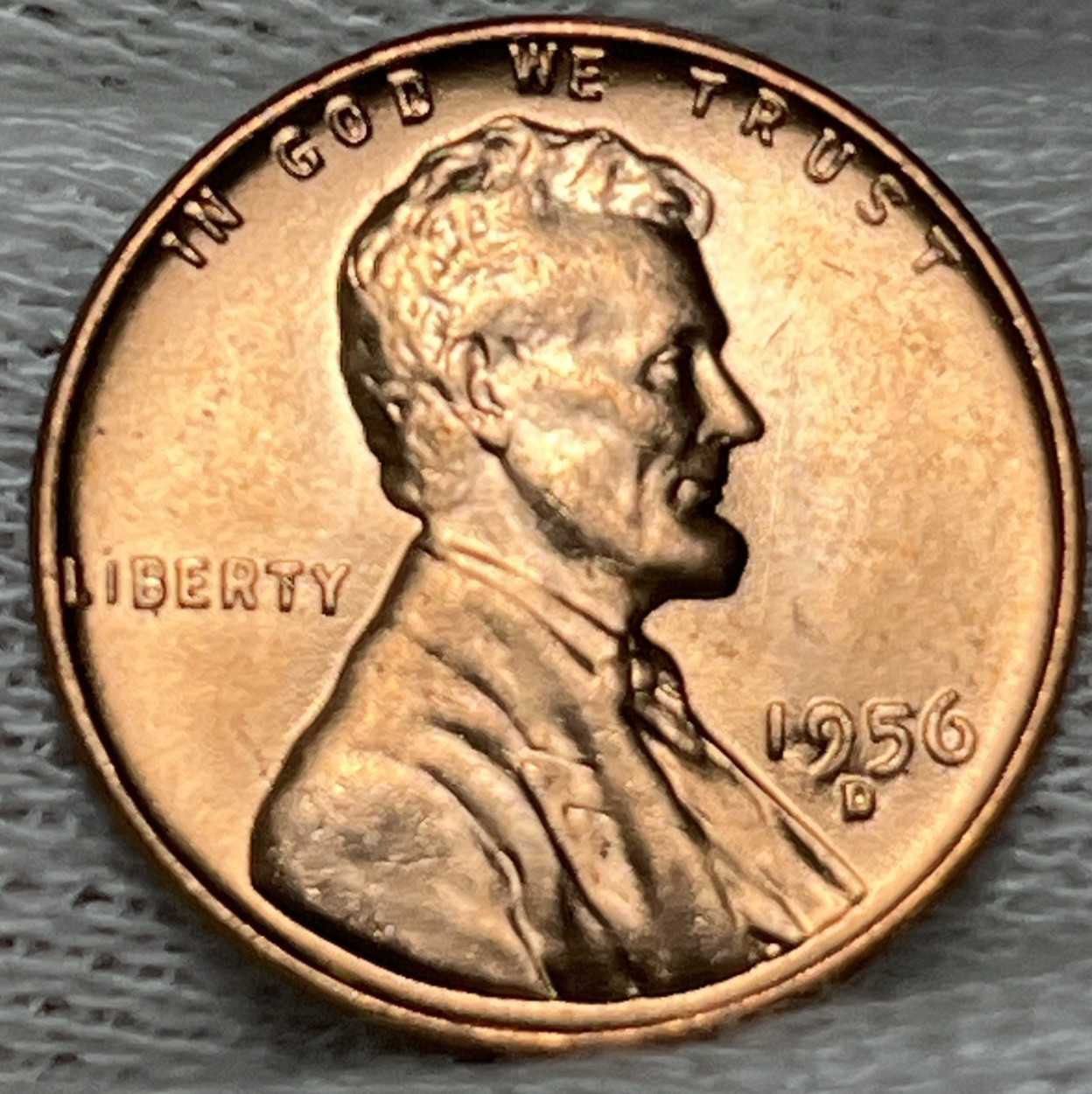 1956 D/D Wheat Penny Errors DDO DDR Die Clash D Over D Uncirculated #2