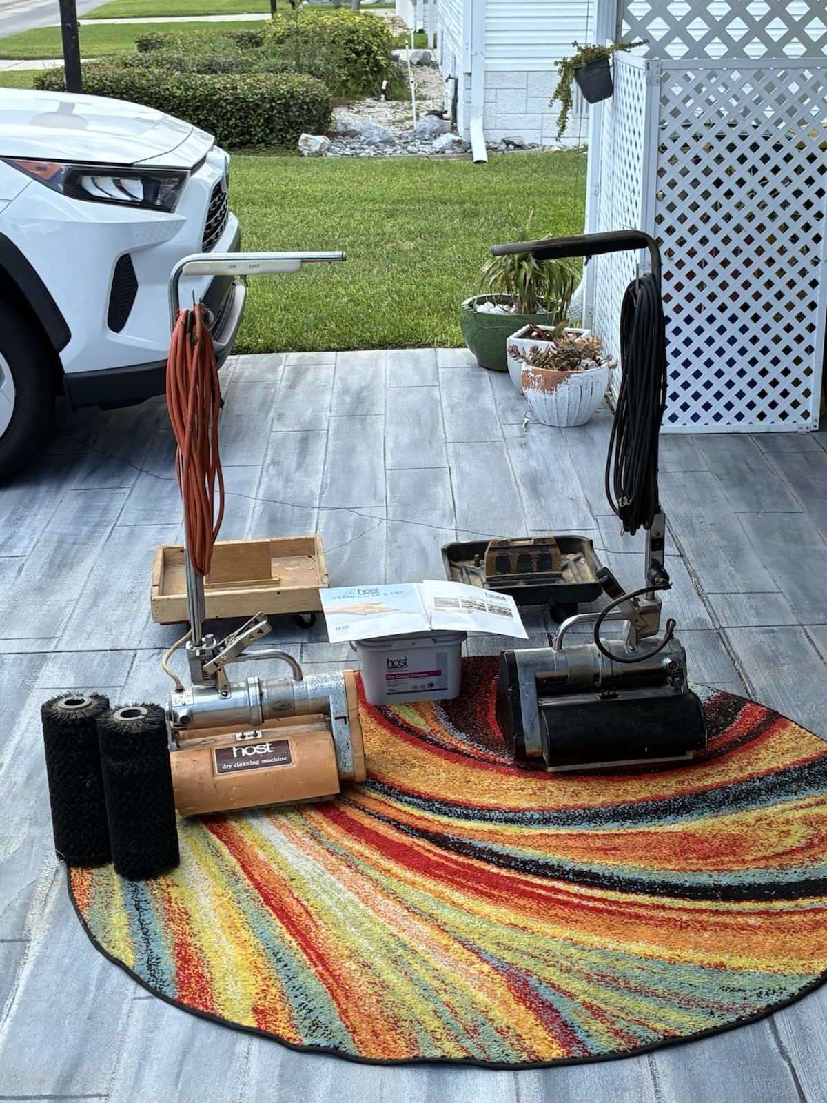 Host Dry Extraction Carpet Machines Lot Of 2