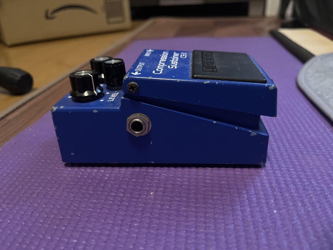 BOSS CS-2 Compression Sustainer Guitar Effects Pedal used