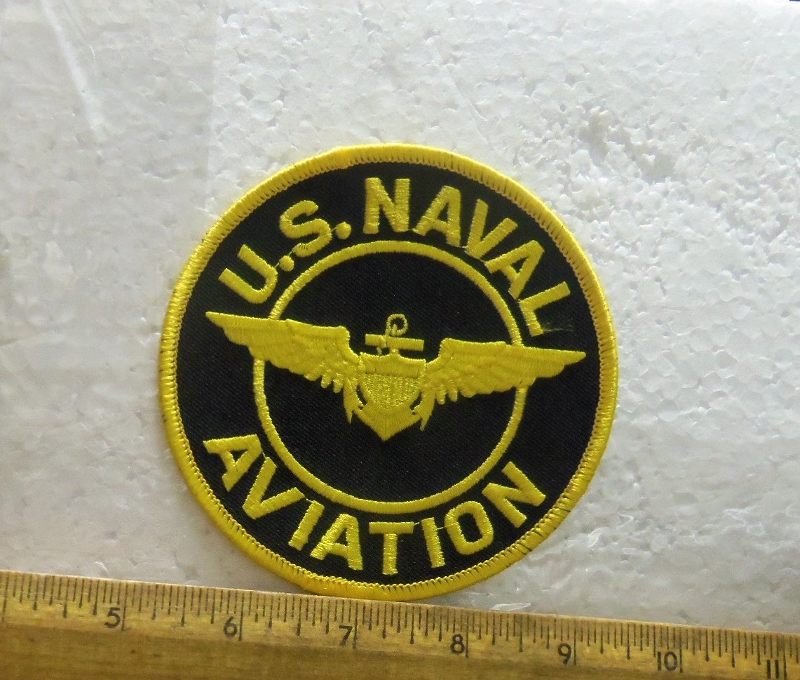 Large U. S. Naval – Aviation Embroidered Patch (NOS)