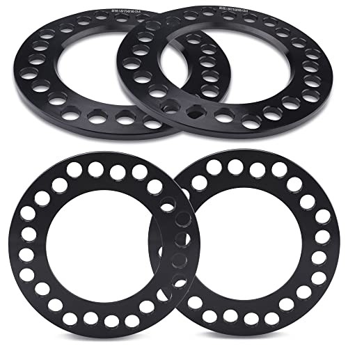 4pcs Black Forged 8x6.5 8x165.1 8x170 8x180 Flat Wheel 8lug-8mm(0.31inch)-125mm