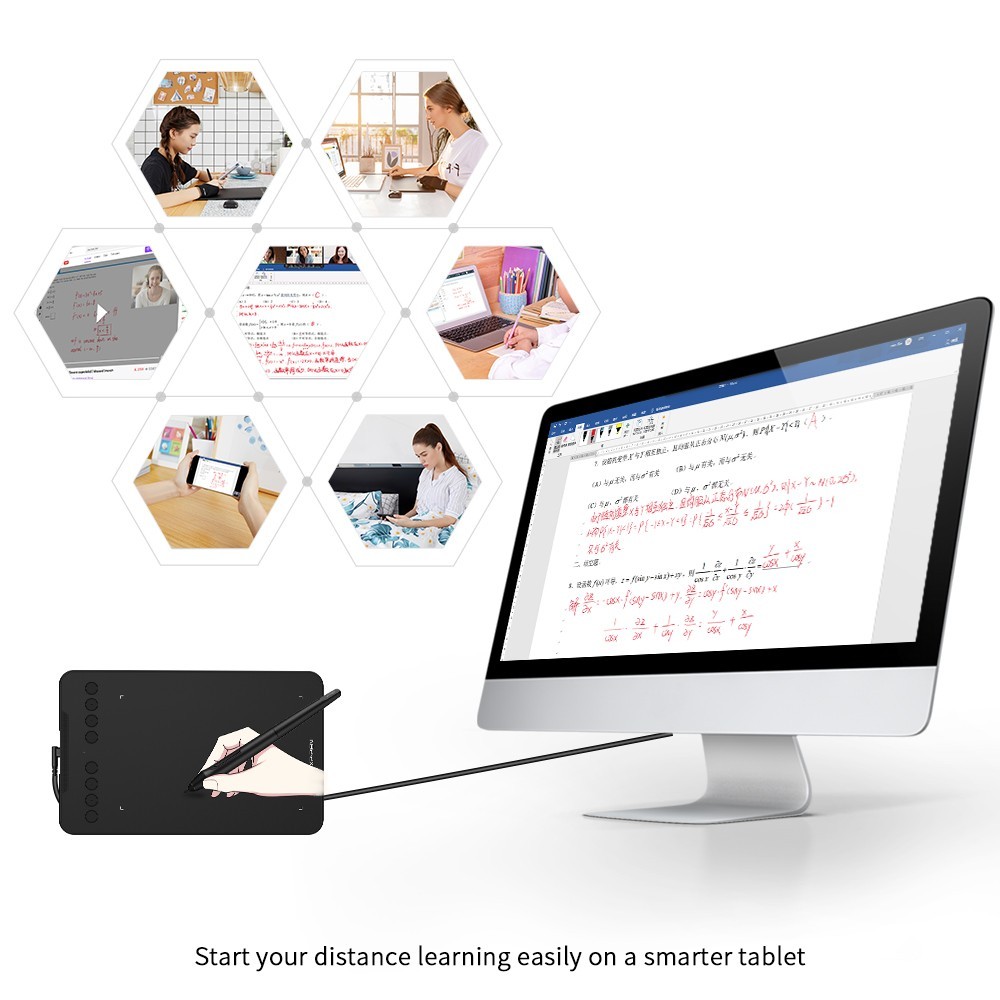 XPPen Deco Mini7 Graphics Drawing Tablet 8192 Pressure ChromeOS Refurbished