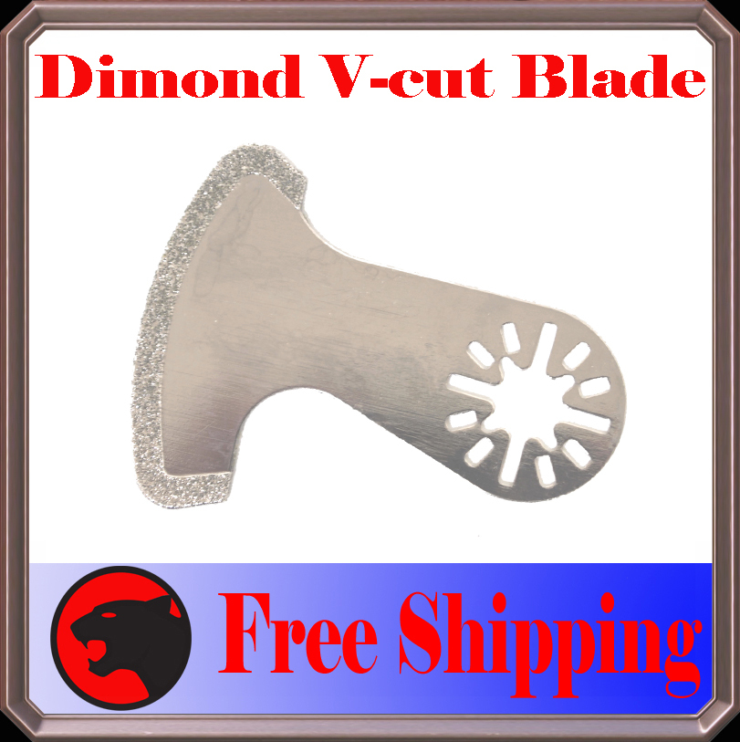 4pc Diamond Carbide Grout Oscillating MultiTool Saw Blade For Dremel Bosch Fein