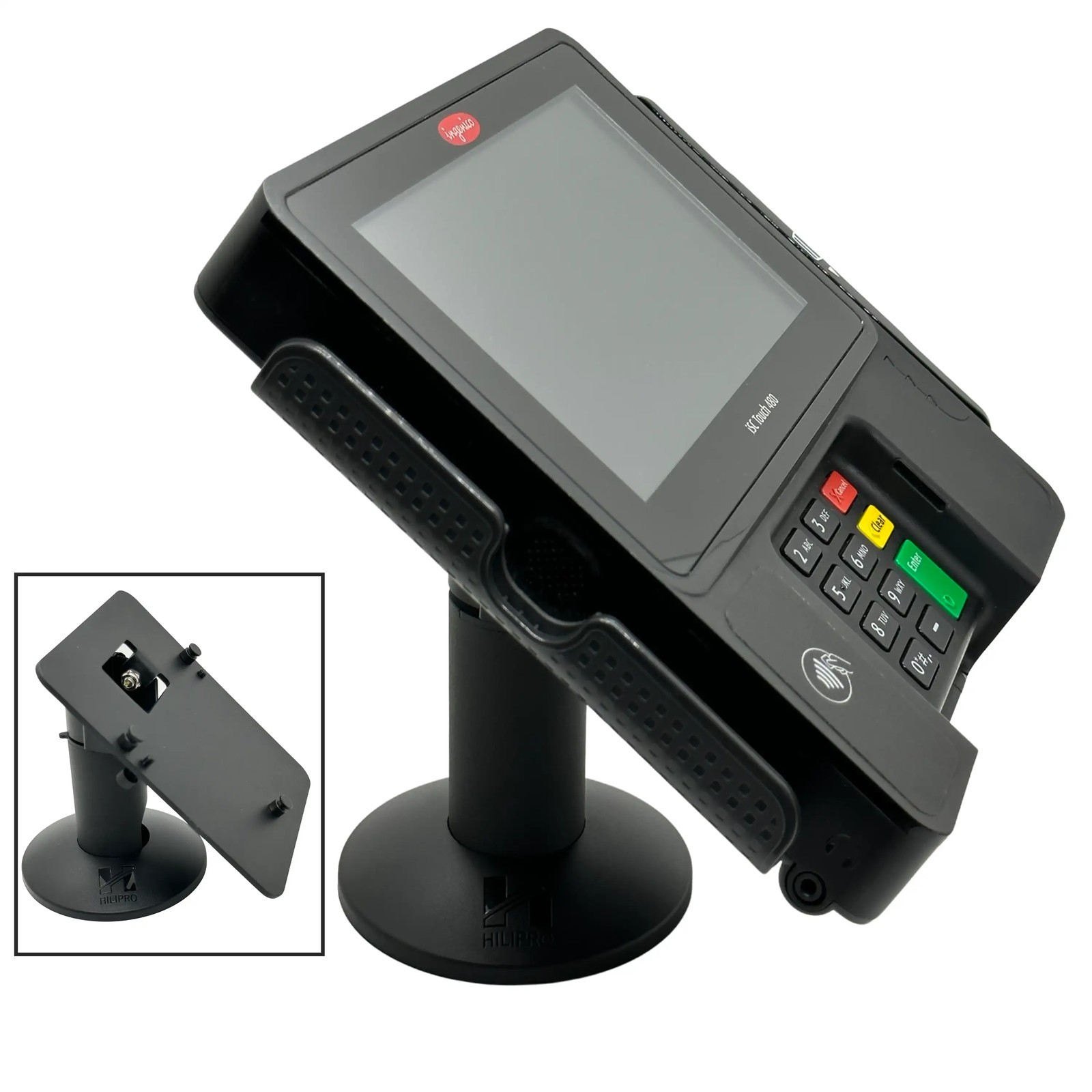 Hilipro POS Stand for Ingenico ISC480 - Swivel and Tilts - Point of Sale Stand