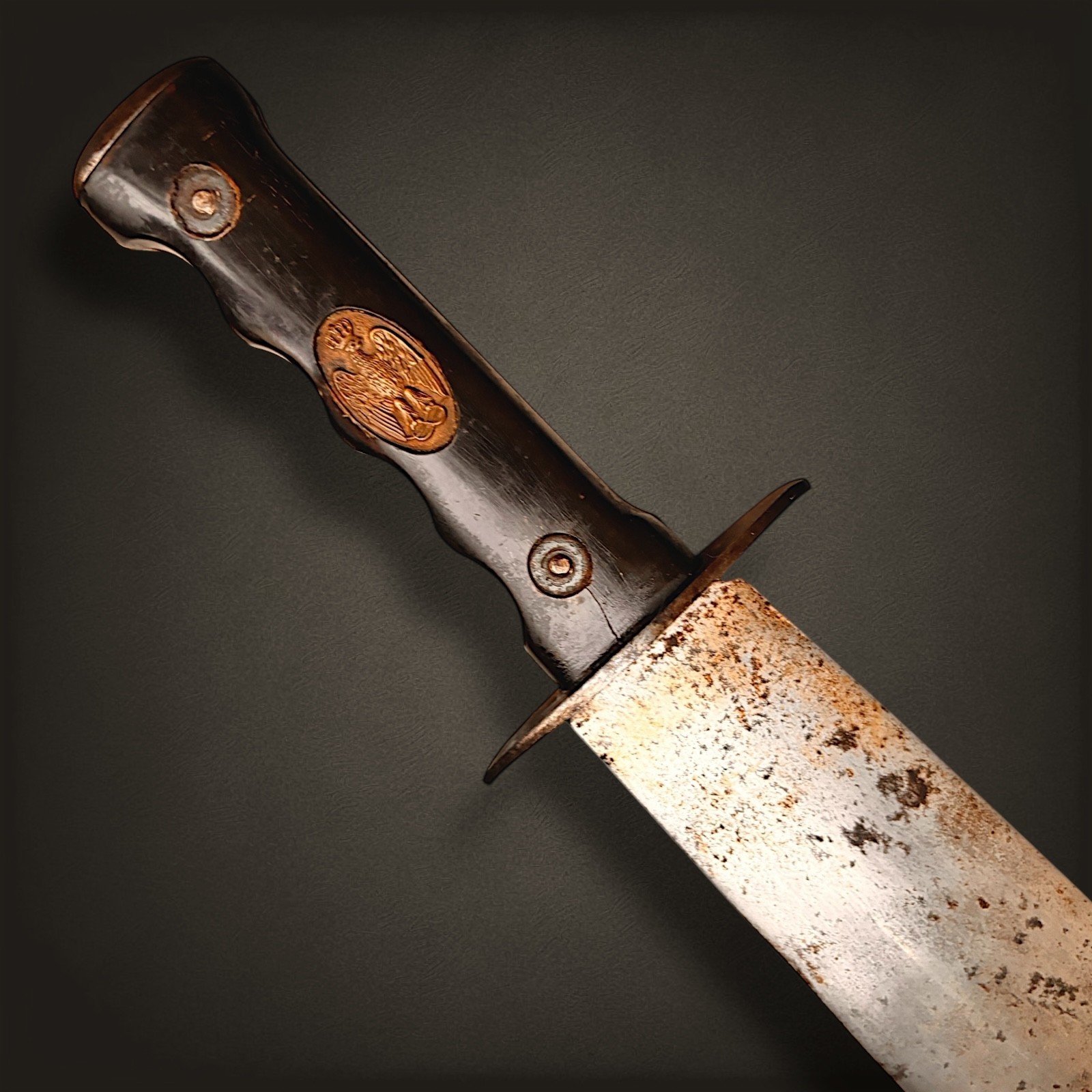 WW2 Italy Colonial Police Officer PAI Fighting Dagger