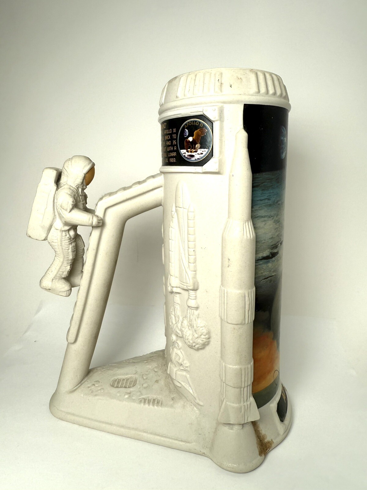 Longton Crown Apollo 11 Stein Mug THE VERY FIRST ONE MADE A0001 RARE