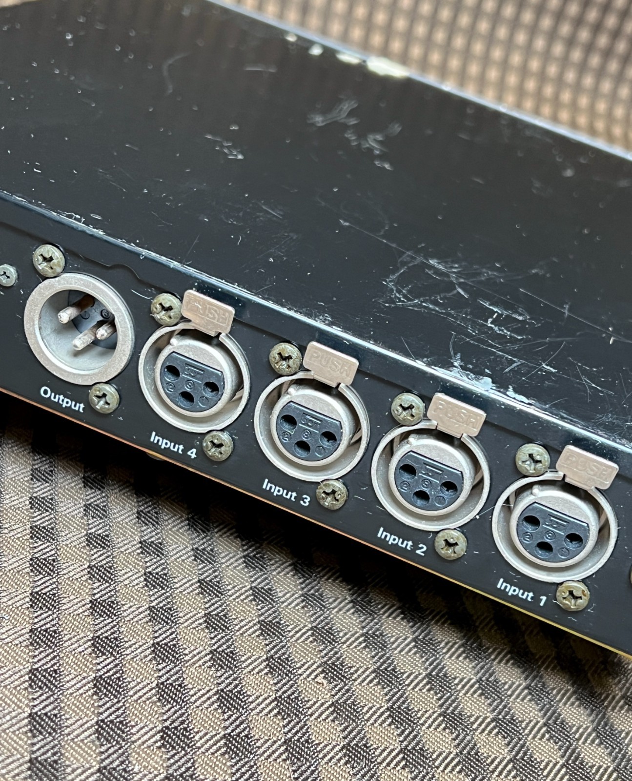 Audio Technica AT-MX341a Automatic 4 Channel Microphone Smart Mixer Rack Mount
