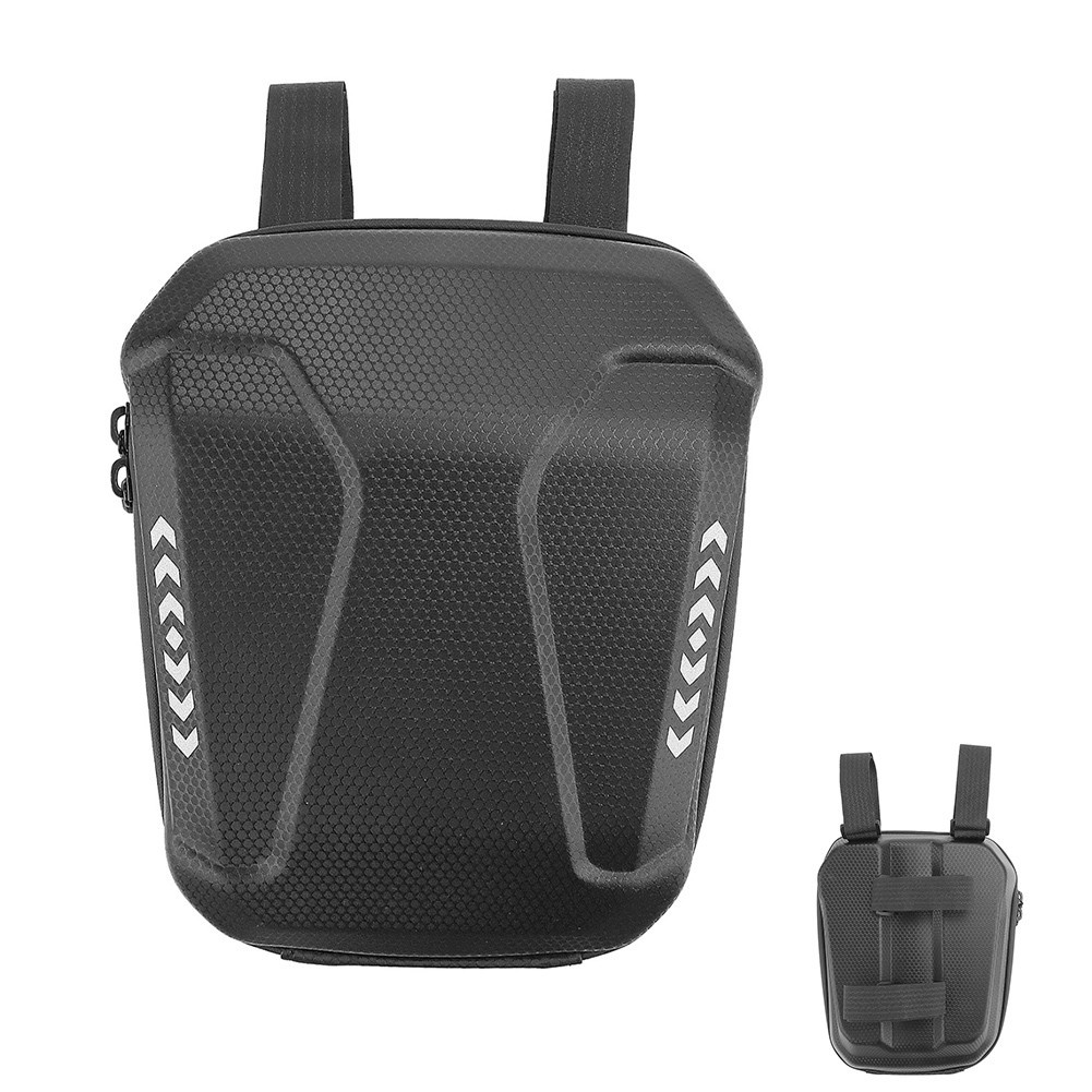 Front Hanging Bag Scooter Bag Binding Design Black Built-in Mesh Bag Case
