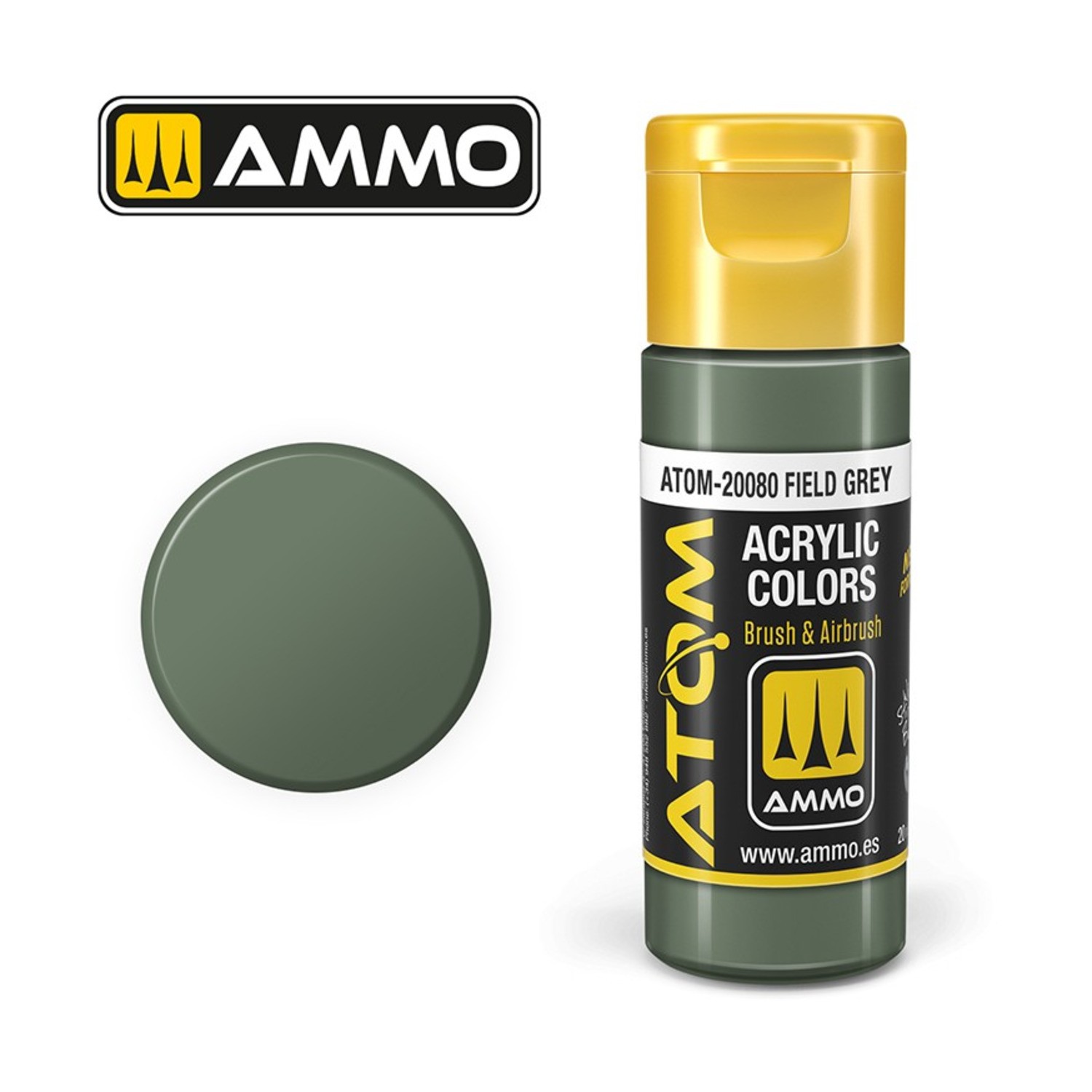 AMMO ATOM Acrylic Paint Field Grey New