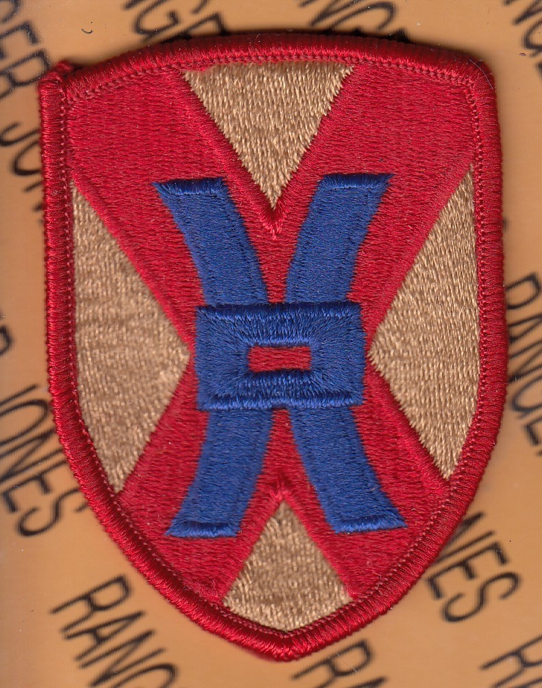US Army 135th Sustainment Brigade ~3" dress uniform patch m/e B