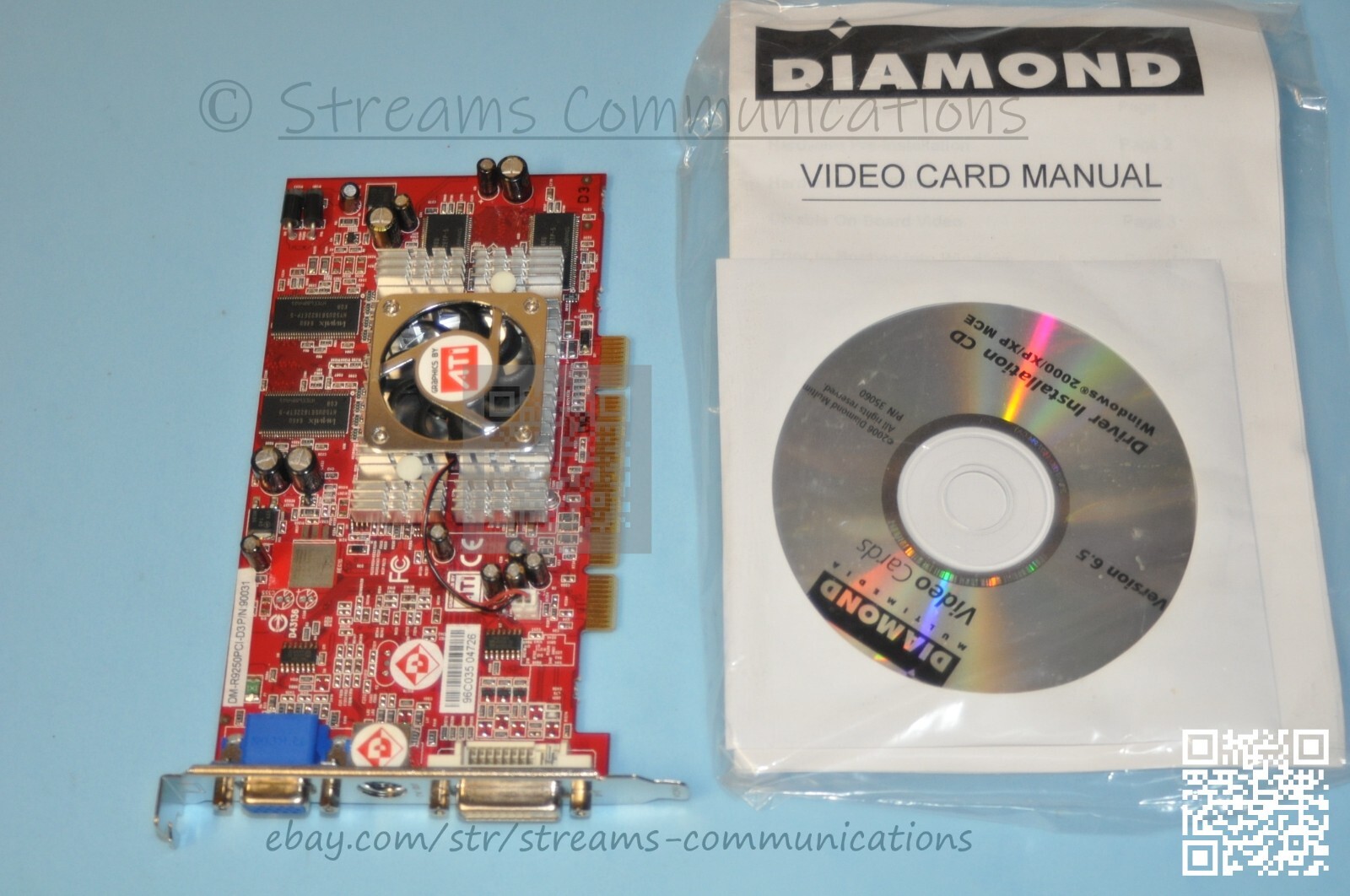Diamond Multimedia VGA Video Graphics Card for Desktop Computers + Drivers