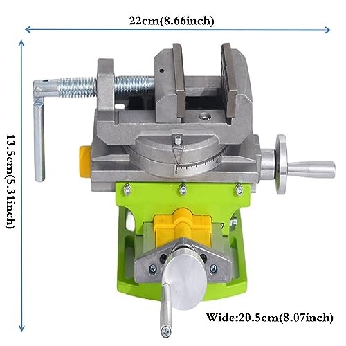 3in Rotary Table Cross Slide Drill Press Vise