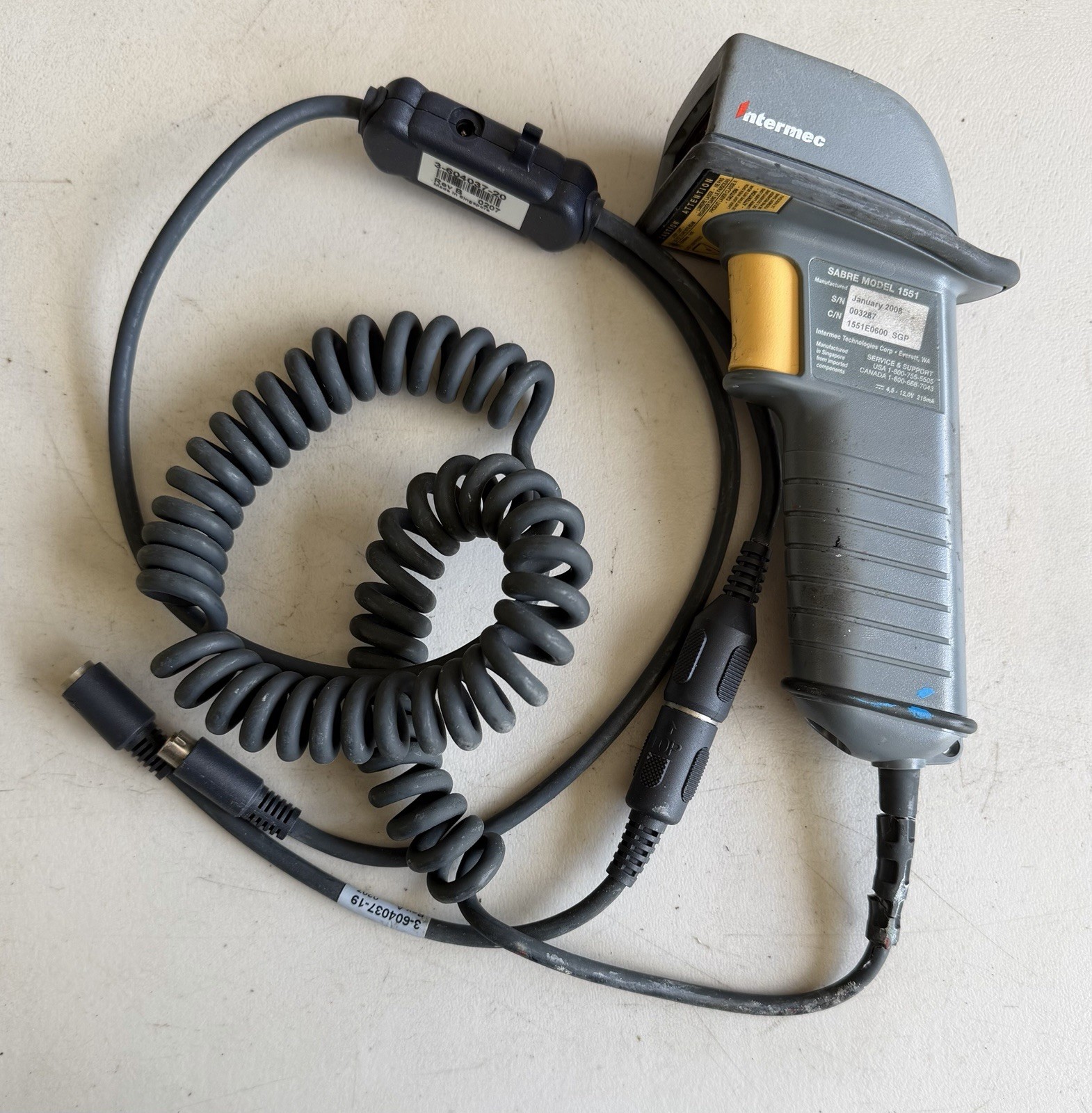 Intermec Technologies Handscanner 1551E0600 Barcode Scanner Sgp Sabre Model 1551