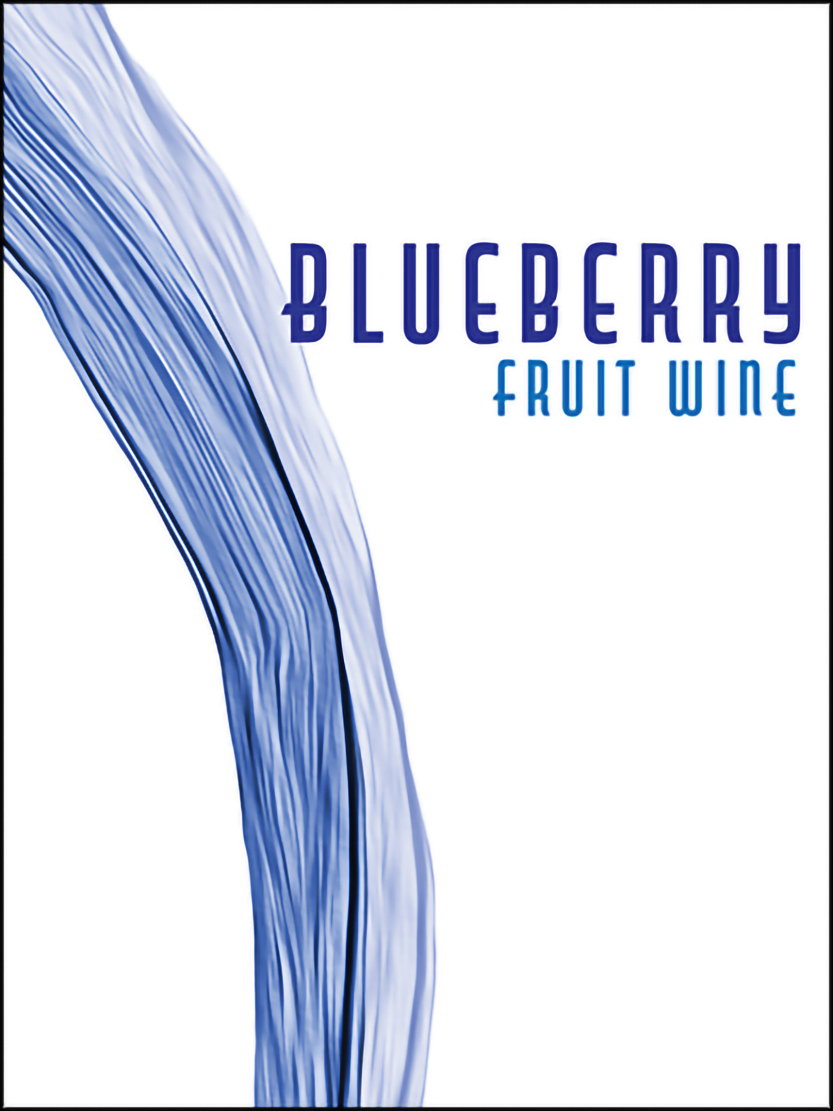 Blueberry Fruit wine Labels 30/Pack Fruit Labels Collection
