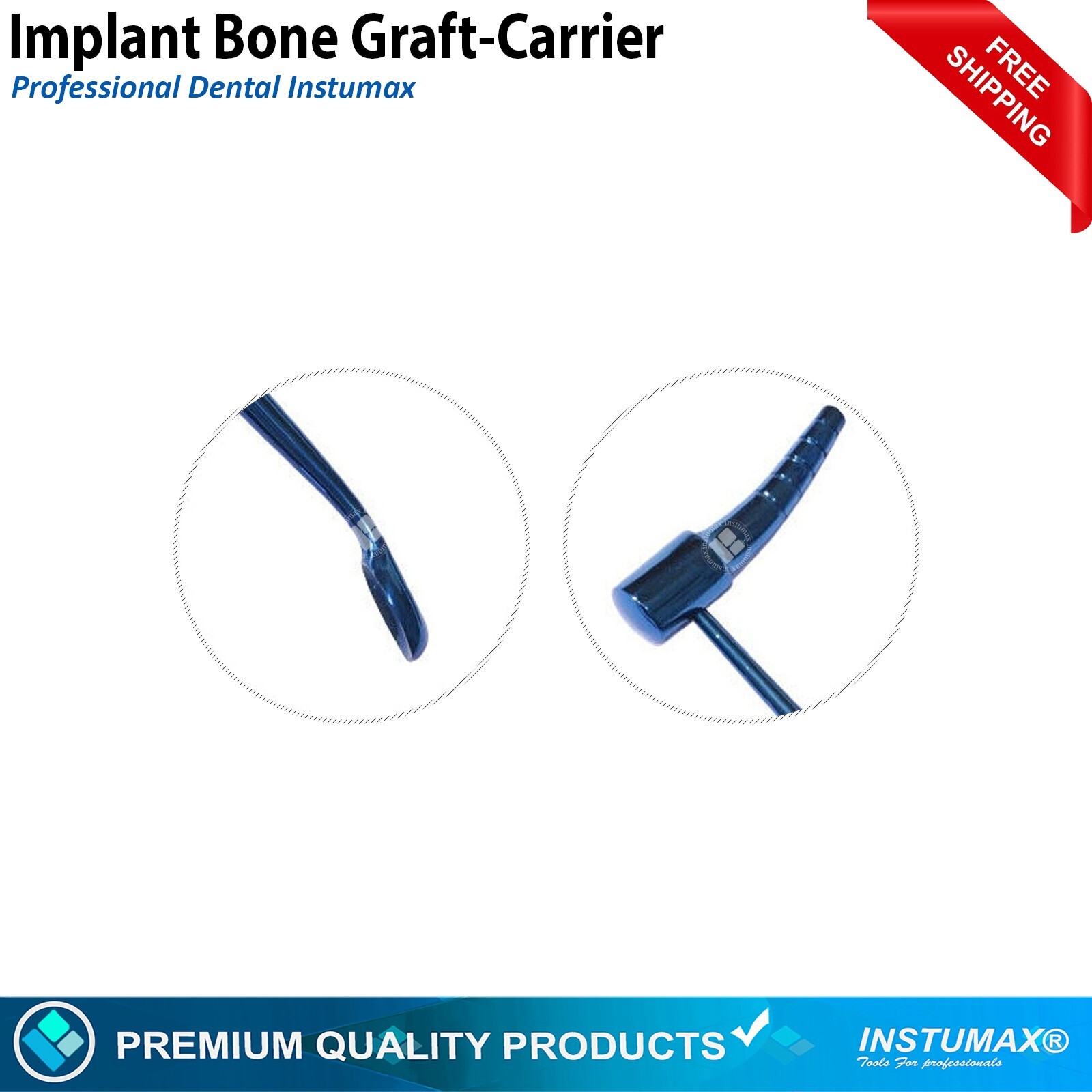 Dental Bone Graft Instruments Implant Surgery Plugger Condenser Carrier Amalgam