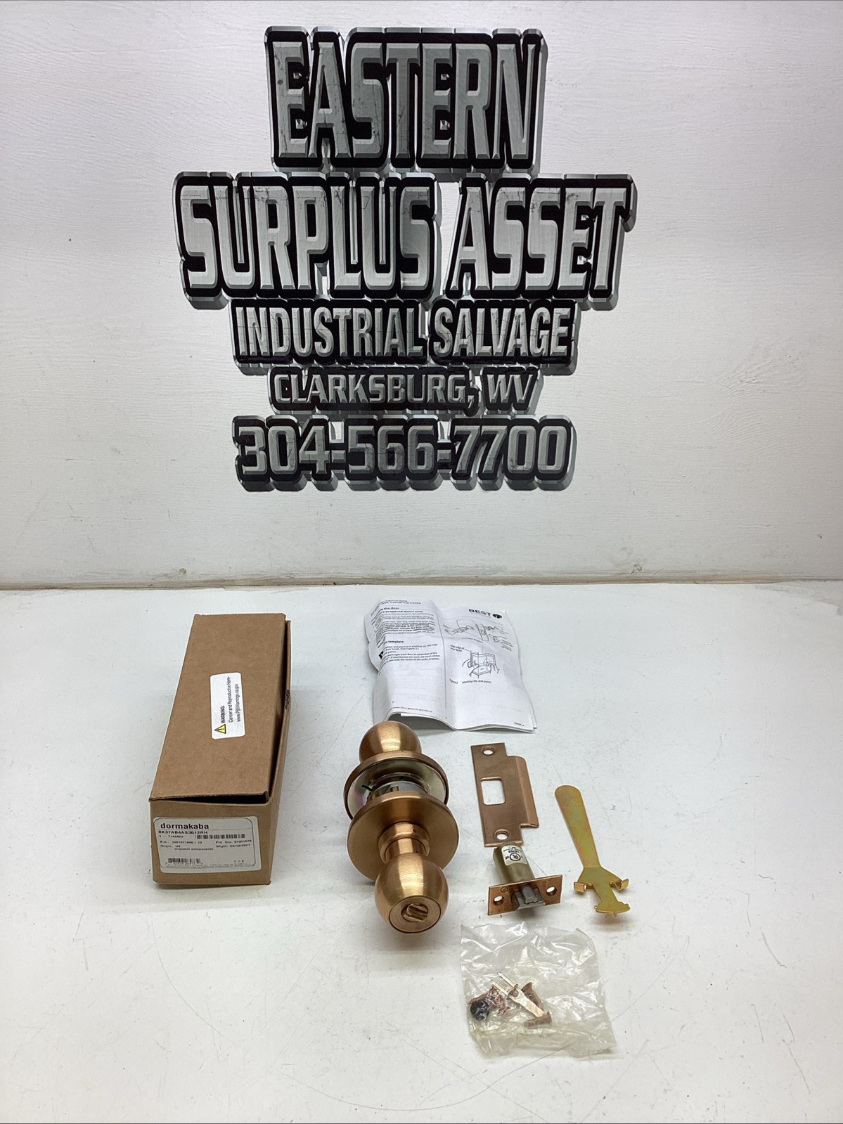 Dormakaba 8K37AB4AS3612RH Cylindrical Locks NIB
