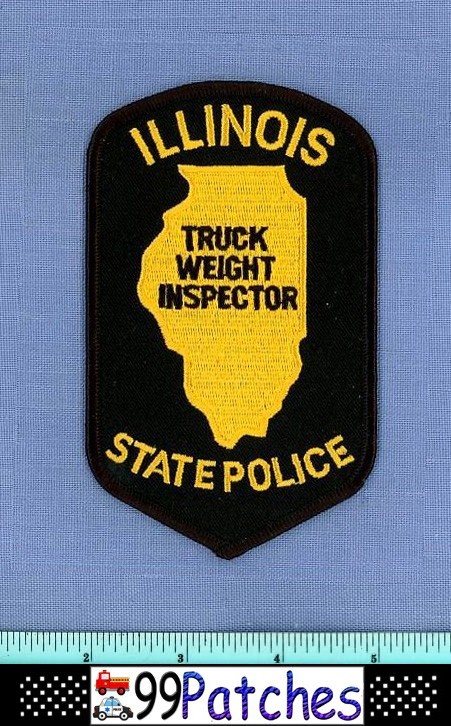 ILLINOIS STATE POLICE TRUCK WEIGHT INSPECTOR Highway Patrol Patch DOT 8A