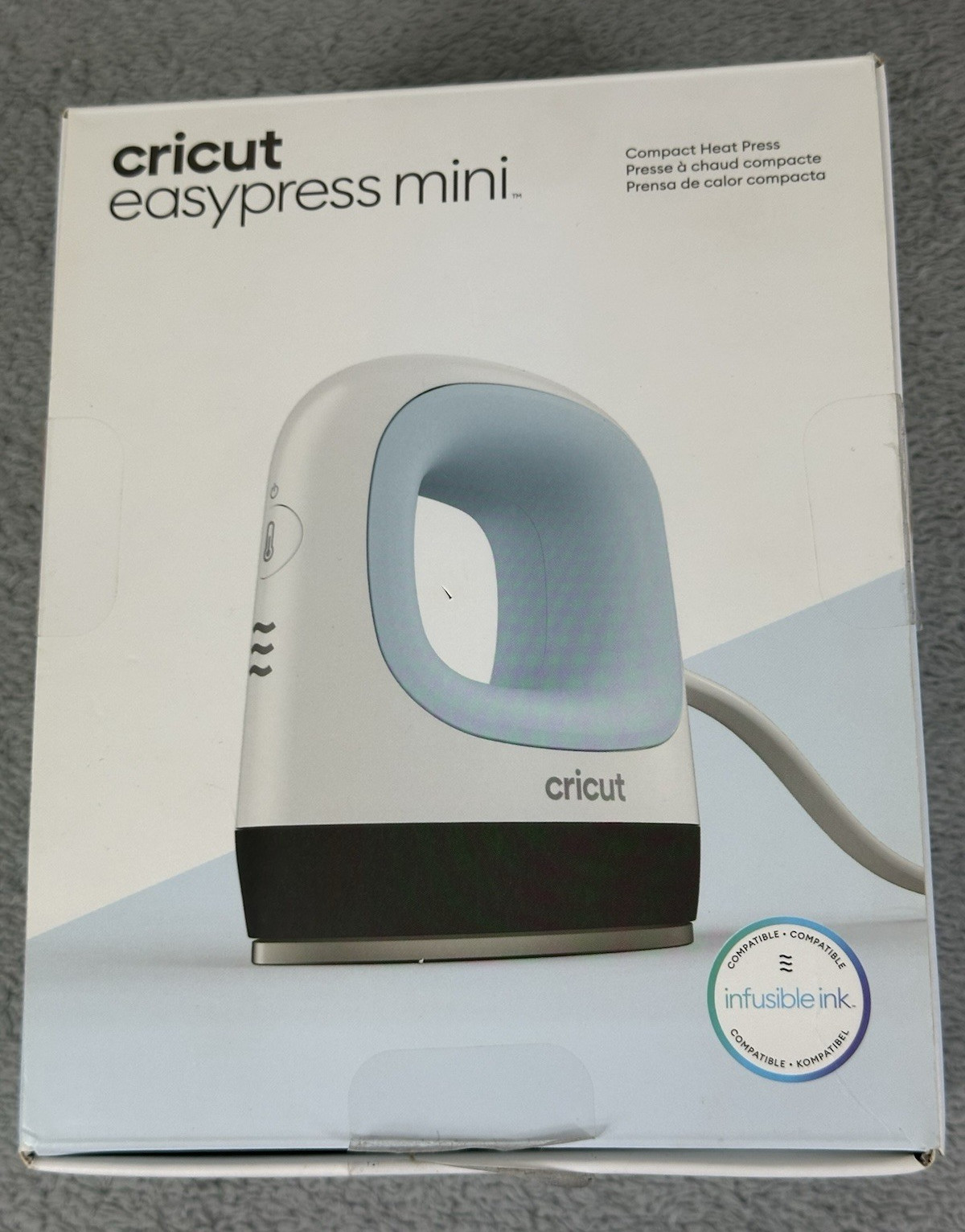 Cricut EasyPress Mini Compact Heat Press Zen Blue HTV Infusible Ink New