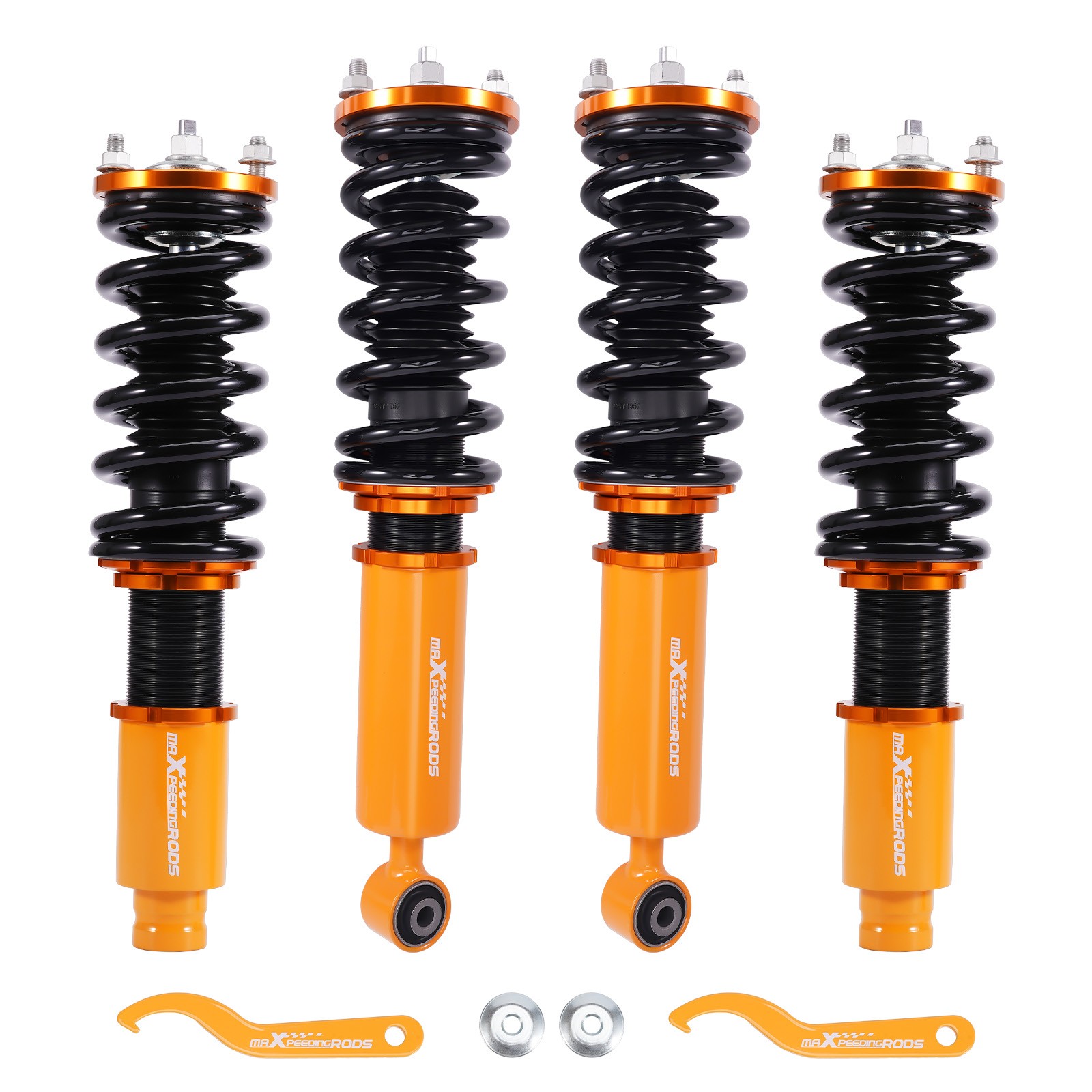 4PCS Coilovers Kit for Honda CR-V 1996-2001 Adjustable Height Shocks Spring