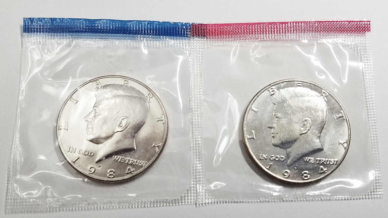 1984 P & D Kennedy Half Dollar Set (2 Coins) *MINT CELLO*  **FREE SHIPPING**