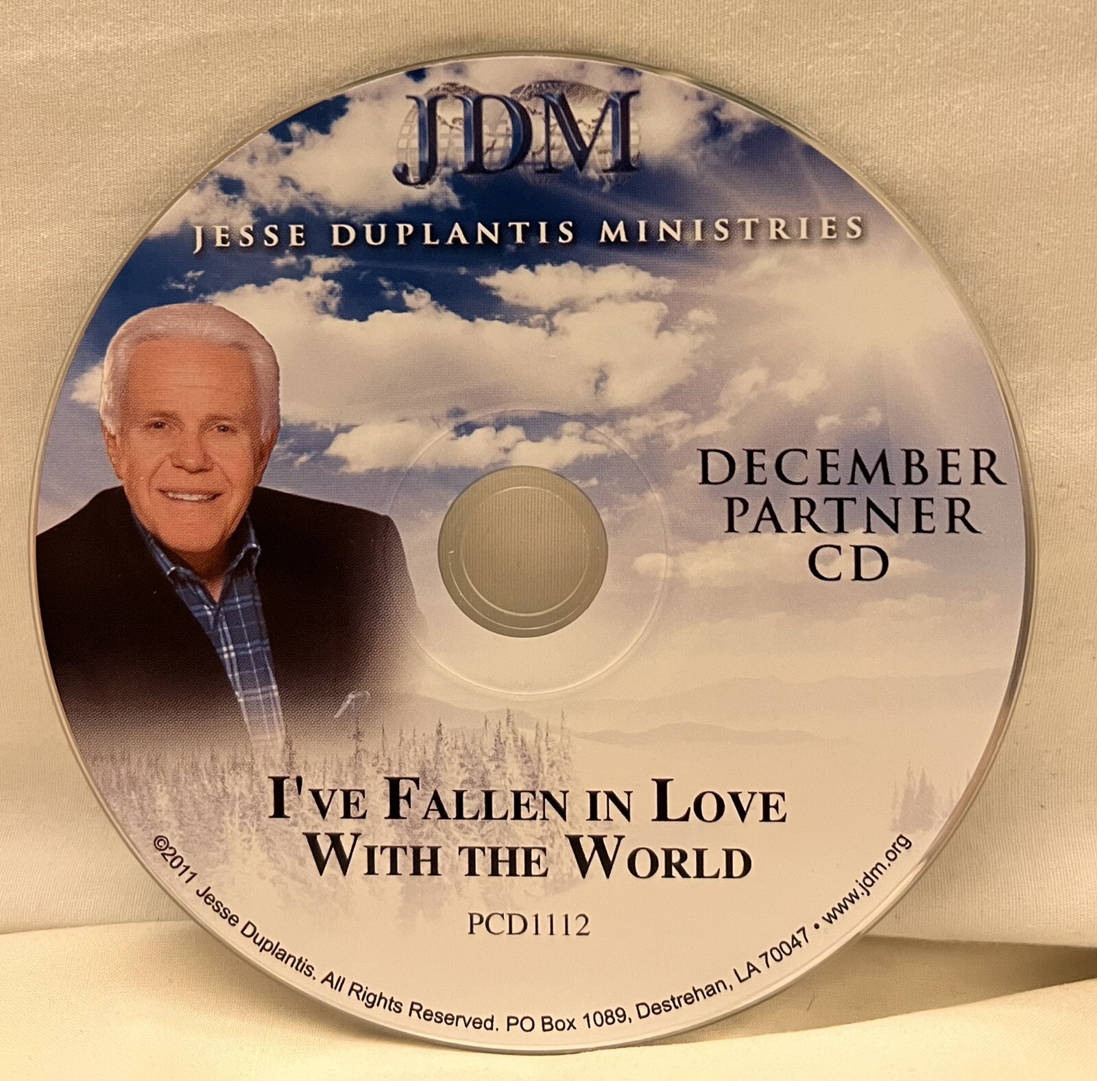 Jesse Duplantis (CD#PCD1112) Message-I've Fallen In Love With The World