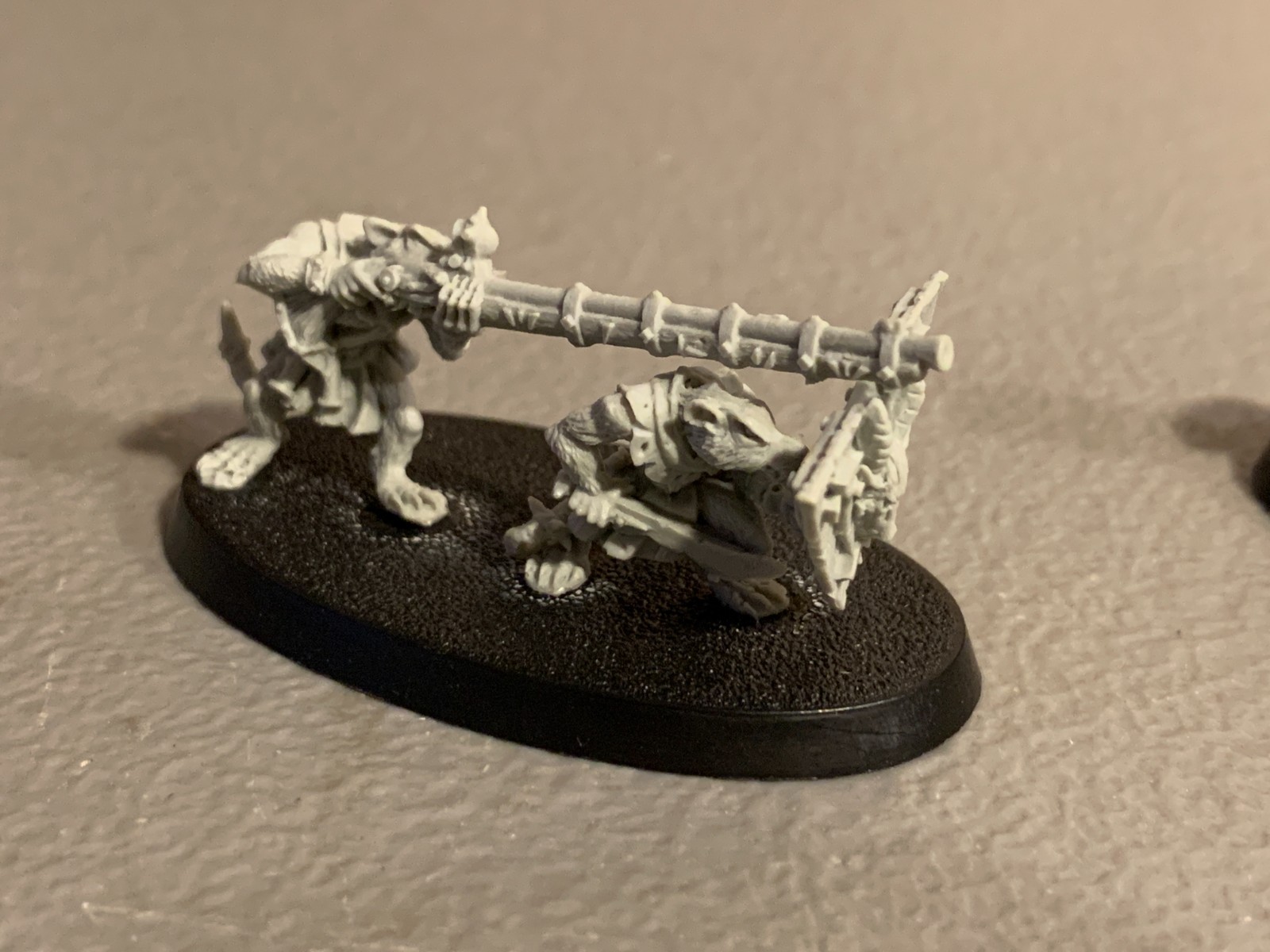 A40281 WARHAMMER FANTASY AOS OLD WORLD SKAVEN RARE FINECAST WARPLOCK JEZZAILS