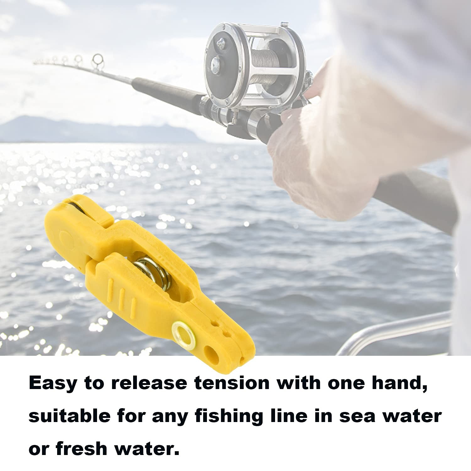 10Pcs Heavy Tension Downrigger Release Clips for Offshore Fishing Planer Boar...