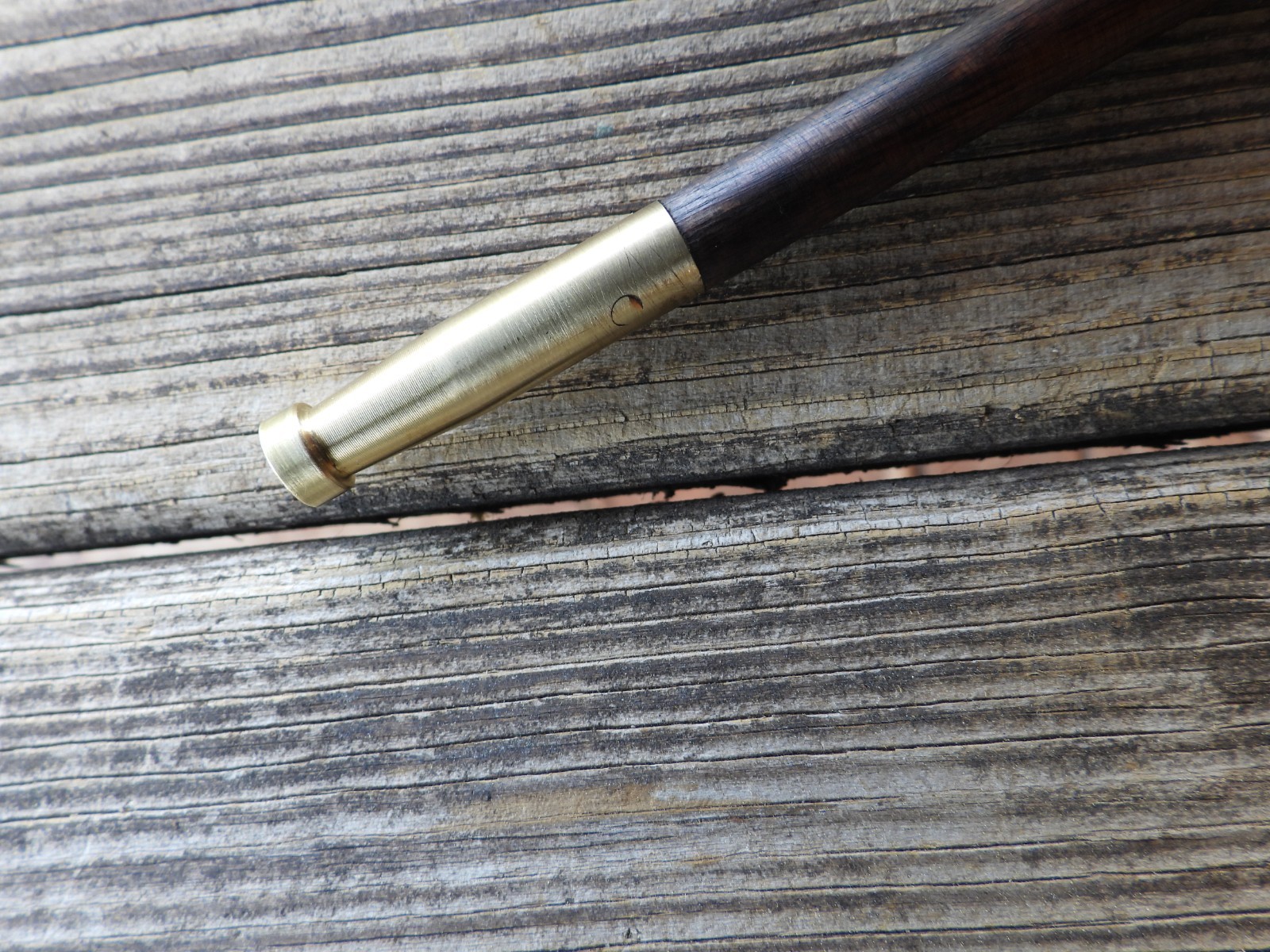 Pedersoli Kentucky Pistol Ramrod Solid Hickory With Brass Threaded Ends (Late)